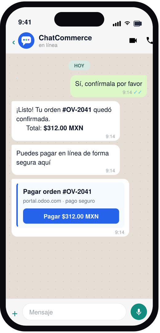 Confirmar y pagar