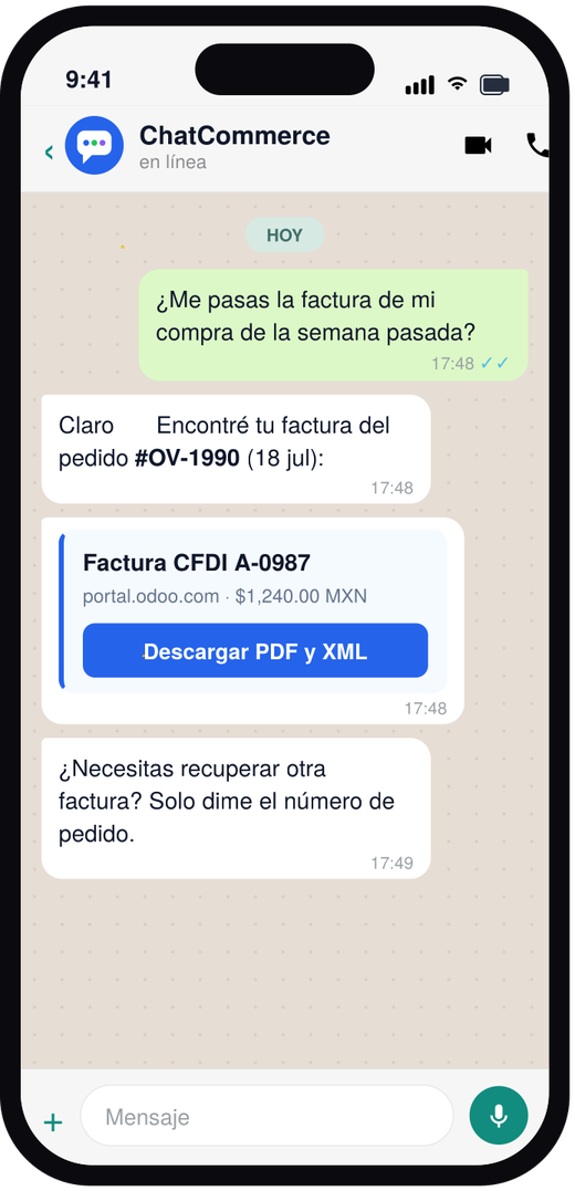 Recuperar una factura
